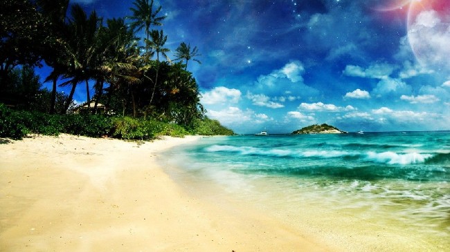 Beach Nature Background | Download cool HD wallpapers here.