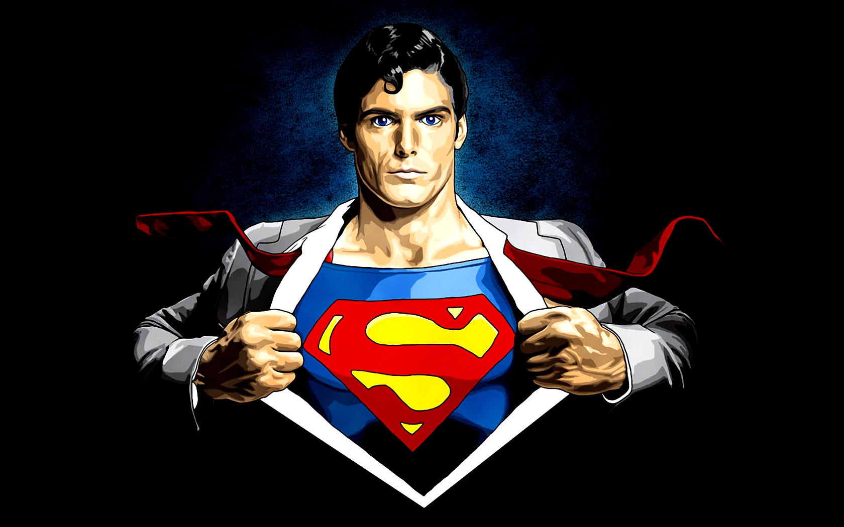 Cartoon Superman Logo Wallpaper 1680x1050 | Download wallpapers page