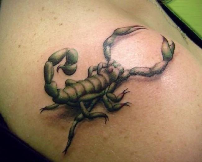 Scorpion 3d Tattoos | Download cool HD wallpapers here.
