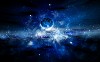 Blue Space Background Hd Wallpaper wallpaper