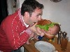 Burger Baby Funny Picture Wallpaper wallpaper