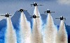 Cool Hd Blue Angels Demostration Wallpaper wallpaper