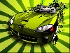 Green Car Cool Design wallpaper