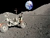 Moon Space Transport Wallpaper wallpaper