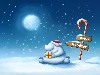 Polar Bear Happy Holidays Christmas Wallpaper wallpaper