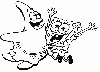 Spongebob Patrick Coloring Pages wallpaper