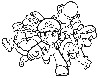 Super Mario Characters Coloring Pages wallpaper